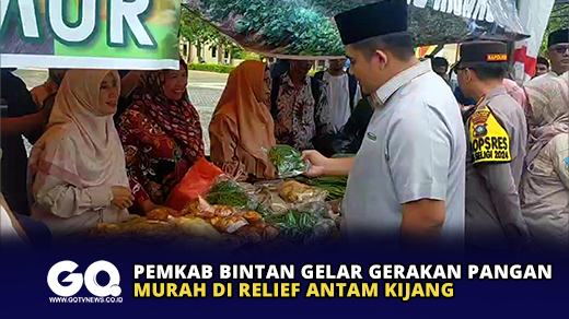 Pemkab Bintan Gelar Gerakan Pangan Murah di Relief Antam Kijang
