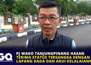 Pj Wako Tanjungpinang Hasan Terima Status Tersangka Dengan Lapang Dada dan Akui Kelalaiannya