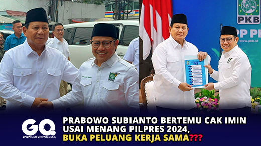 Prabowo Subianto Bertemu Cak Imin usai Menang Pilpres 2024, Buka Peluang Kerja Sama?