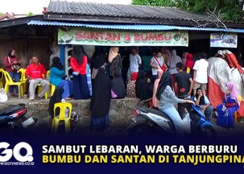 Sambut Lebaran, Warga Berburu Bumbu dan Santan di Tanjungpinang