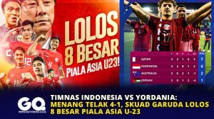 Timnas Indonesia vs Yordania: Menang Telak 4-1, Skuad Garuda Lolos 8 Besar Piala Asia U-23