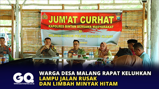 Warga Desa Malang Rapat Keluhkan Lampu Jalan Rusak dan Limbah Minyak Hitam