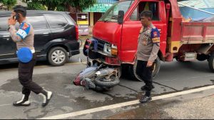 Kasus Kecelakaan Motor Nyangkut di Bemper Truk di Tanjungpinang, Berakhir Damai