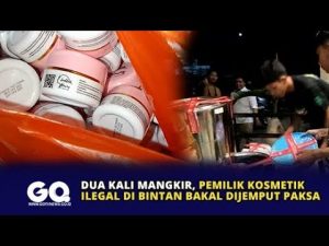 Dua Kali Mangkir, Pemilik Kosmetik Ilegal di Bintan Bakal Dijemput Paksa