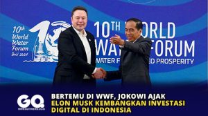 Bertemu di WWF, Jokowi Ajak Elon Musk Kembangkan Investasi Digital di Indonesia