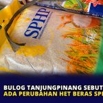 Bulog Tanjungpinang Sebut Ada Perubahan HET Beras SPHP
