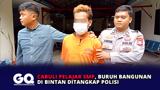 Cabuli Pelajar SMP, Buruh Bangun di Bintan Ditangkap Polisi