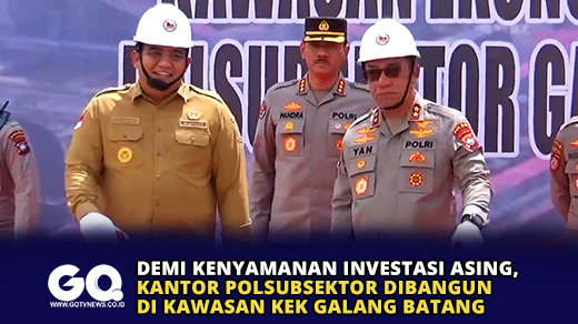 Demi Kenyamanan Investasi Asing, Kantor Polsubsektor Dibangun di Kawasan KEK Galang Batang
