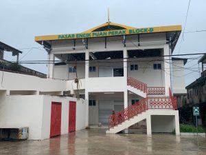 Pedagang di Blok D Pasar Encek Puan Tanjungpinang Kompak Pindah ke Tampat Lama