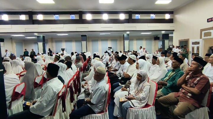 203 Calon Jamaah Haji Tanjungpinang Siap Jalani Ibadah Haji di Mekkah.