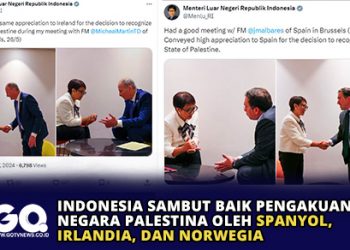Indonesia Sambut Baik Pengakuan Negara Palestina oleh Spanyol, Irlandia, dan Norwegia