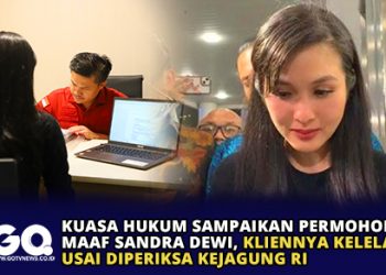 Kuasa Hukum Sampaikan Permohonan Maaf Sandra Dewi, Usai Ungkap Kondisi Kliennya Kelelahan Usai diperiksa Kejagung RI