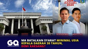 MA Batalkan Syarat Minimal Usia Kepala Daerah 30 Tahun, Demi Kaesang?