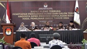 KPU Kepri Umumkan Perolehan Kursi dan Nama Anggota DPRD Terpilih di Pemilu 2024
