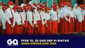 PPDB TK, SD dan SMP di Bintan Akan Dibuka Juni 2024