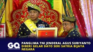 Panglima TNI Jenderal Agus Subiyanto Diberi Gelar Dato Seri Satria Bijaya Negara
