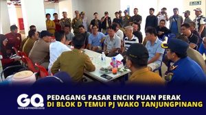 Pedagang Pasar Encik Puan Perak di Blok D Temui Pj Wako Tanjungpinang