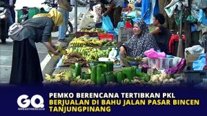 Pemko Berencana Tertibkan PKL Berjualan Dibahu Jalan Pasar Bincen Tanjungpinang