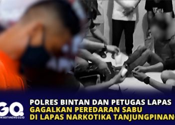 Polres Bintan dan Petugas Lapas Gagalkan Peredaran Sabu di Lapas Narkotika Tanjungpinang