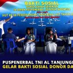 Puspenerbal TNI AL Tanjungpinang Gelar Bakti Sosial Donor Darah