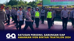 Ratusan Personil Gabungan Siap Amankan Iven Bintan Triathlon 2024