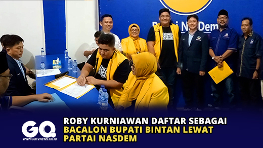 Roby Kurniawan Daftar Sebagai Bacalon Bupati Bintan Lewat Partai Nasdem