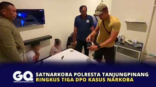 Satnarkoba Polresta Tanjungpinang Ringkus Tiga DPO Kasus Narkoba