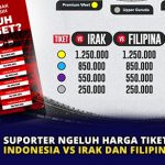 Suporter Ngeluh Harga Tiket Timnas Indonesia vs Irak dan Filipina Mahal!