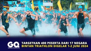 Targetkan 400 Peserta dari 17 Negara, Bintan Triathlon Digelar 1-2 Juni 2024