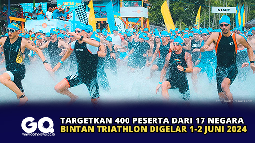 Targetkan 400 Peserta dari 17 Negara, Bintan Triathlon Digelar 1-2 Juni 2024