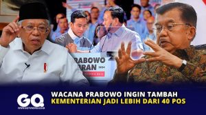 Wacana Prabowo Ingin Tambah Kementerian Jadi Lebih dari 40 Pos