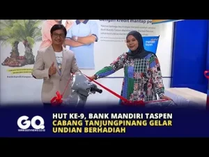 HUT Ke-9, Bank Mandiri Taspen Cabang Tanjungpinang Gelar Undian Berhadiah
