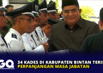 34 Kades di Kabupaten Bintan Terima Perpanjangan Masa Jabatan