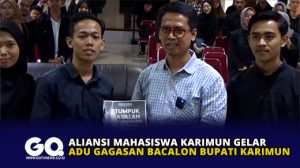 Aliansi Mahasiswa Karimun Gelar Adu Gagasan Bacalon Bupati Karimun