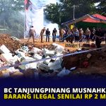 BC Tanjungpinang Musnahkan Barang Ilegal Senilai Rp 2 Miliar