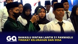 Bawaslu Bintan Lantik 51 Panwaslu Tingkat Kelurahan dan Desa