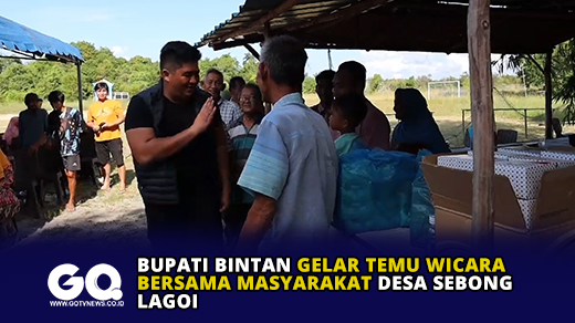 Bupati Bintan Gelar Temu Wicara Bersama Masyarakat Desa Sebong Lagoi