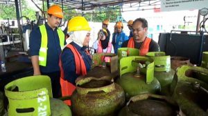 Hasil Sidak Pengisian Tabung Gas LPG 3 Kg, Disdagin Tanjungpinang Tidak Temukan Kecurangan