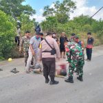 Diduga Tabrakan dengan Lori, Seorang Pengendara Motor Tewas Ditempat
