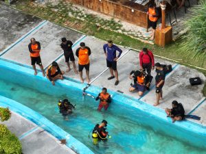 Tingkatkan Kompetensi Penyelamat, Basarnas Tanjungpinang Gelar Pembinaan Bawah Air