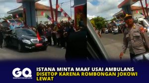 Istana Minta Maaf Usai Ambulans Disetop Karena Rombongan Jokowi Lewat