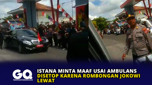Istana Minta Maaf Usai Ambulans Disetop Karena Rombongan Jokowi Lewat