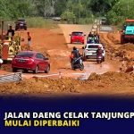 Jalan Daeng Celak Tanjungpinang Mulai Diperbaiki
