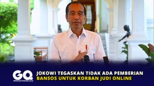 Jokowi Tegaskan Tidak Ada Pemberian Bansos Untuk Korban Judi Online