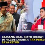 Kaesang soal Restu Jokowi di Pilgub Jakarta: Tak Perlu Izin, Saya Ketum