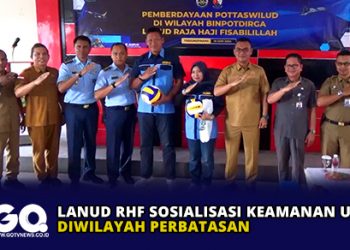 Lanud RHF Sosialisasi Keamanan Udara Diwilayah Perbatasan