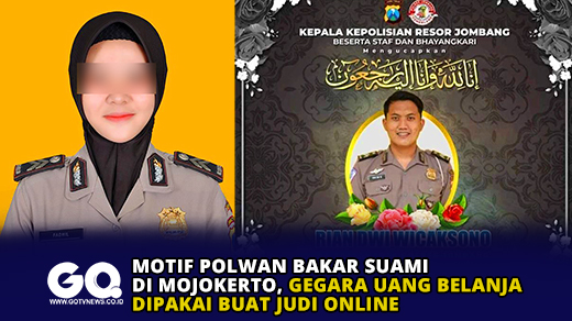 Motif Polwan Bakar Suami di Mojokerto, Gegara Uang Belanja Dipakai Buat Judi Online