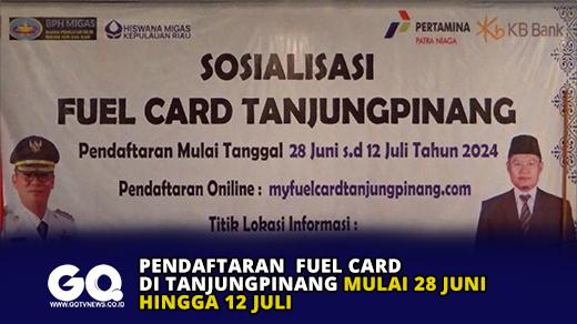Pendaftaran Kartu Fuel Card di Tanjungpinang Mulai 28 Juni Hingga 12 Juli