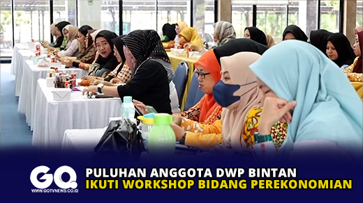 Puluhan Anggota DWP Bintan Ikuti Workshop Bidang Perekonomian