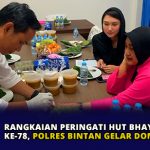 Rangkaian Peringati HUT Bhayangkara ke-78, Polres Bintan Gelar Donor Darah